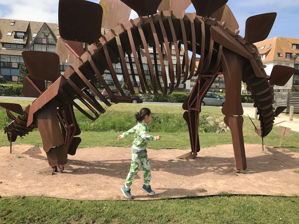 Mario at Paléospace l'Odyssée in Normandy, France