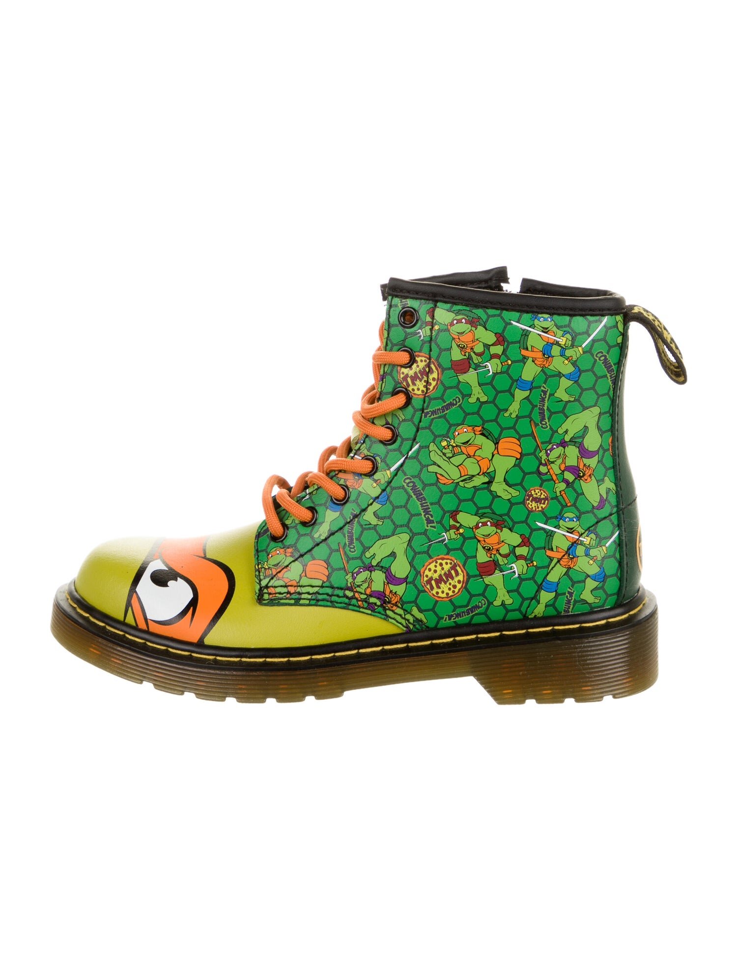 Mario's Dr. Martins TMNT Mikey Ankle Boots