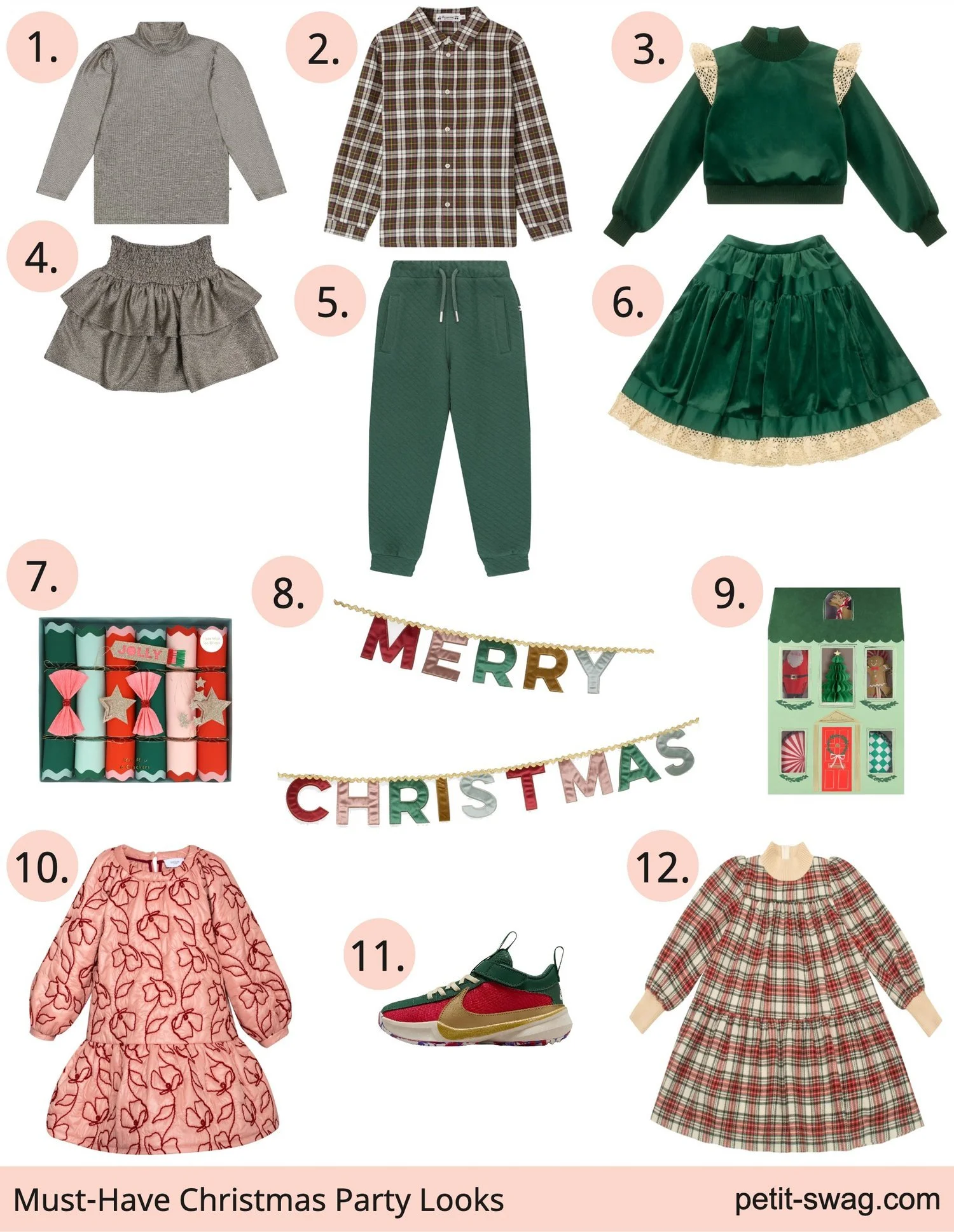 Deck the Halls in Style: Must-Have Christmas Party Looks for Kids