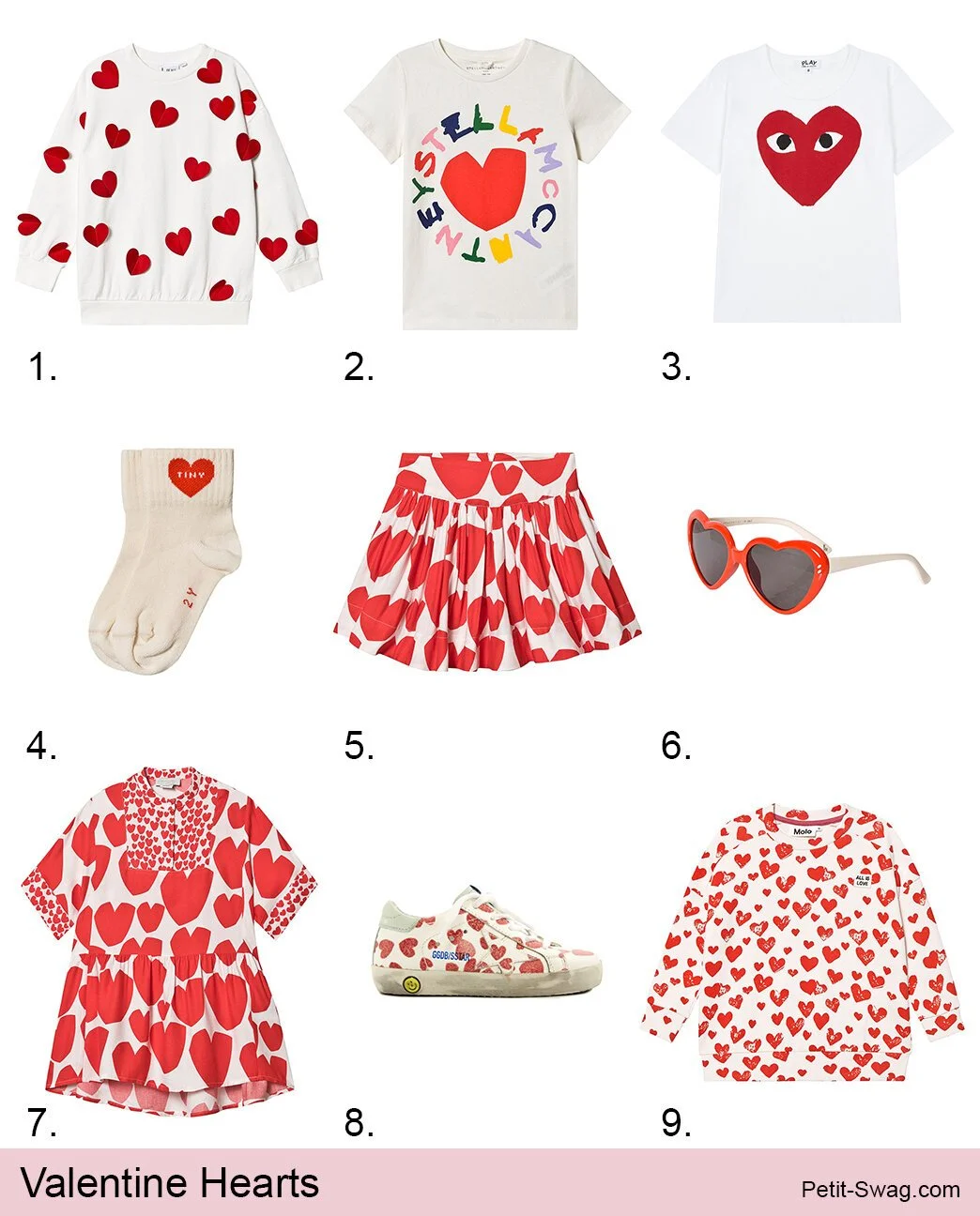 Adorable Heart Fashions for Kids This Valentine’s Day