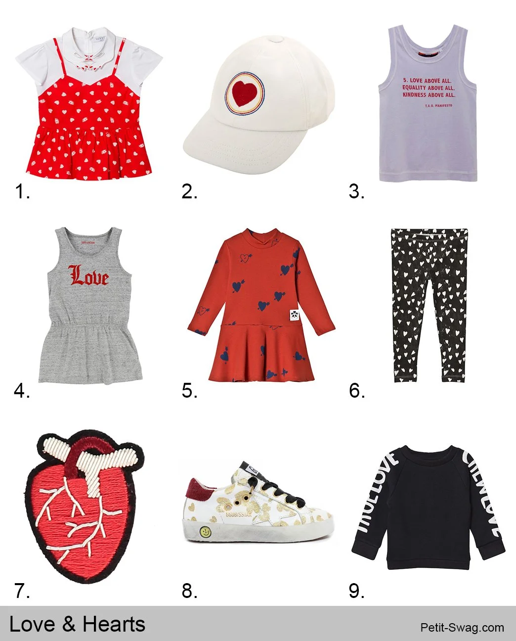 Love & Heart Fashions for Little Ones: Valentine's Day Picks