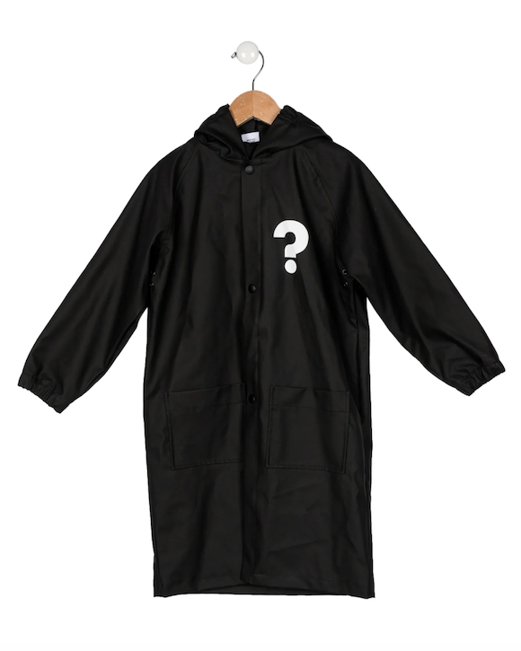 Mario's BEAU LOVES Hooded Long Sleeve Logo Rain Jacket