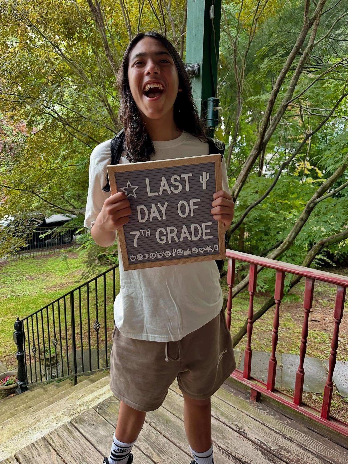 School&rsquo;s out for summer ☀️ Last day ✔️ and this kid couldn&rsquo;t be happier. Mario had another amazing year &amp; I&rsquo;m wildly proud of him. Huge thanks to Beacon schools for helping foster his love of learning and building his confidence