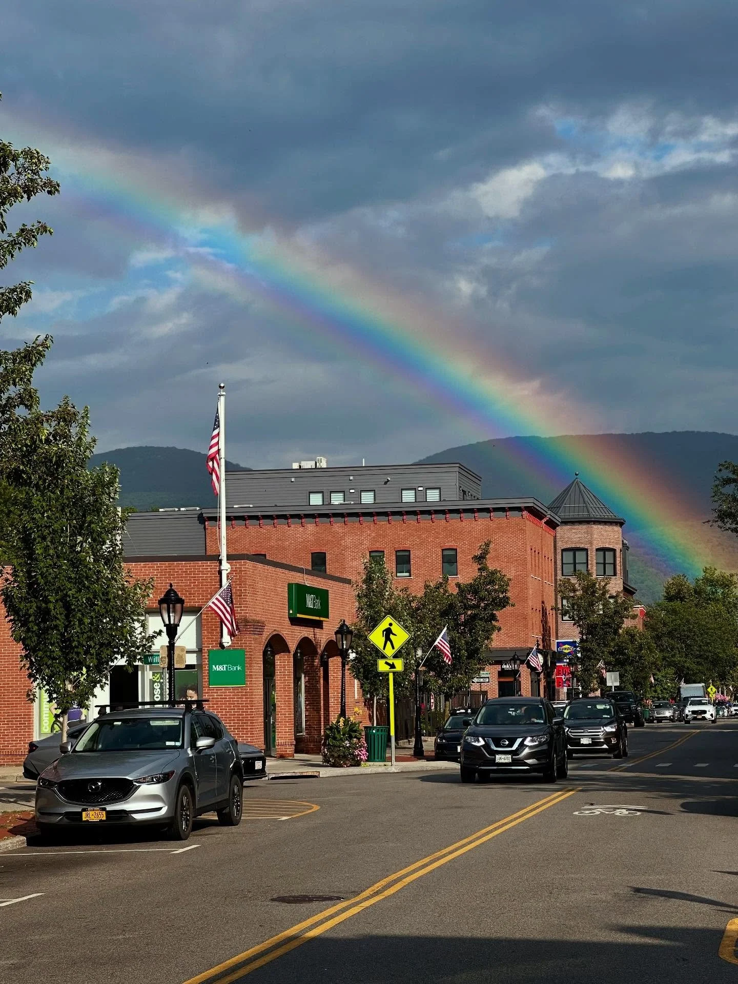 Main Street Beacon &mdash; a little magic after the rain 🌈