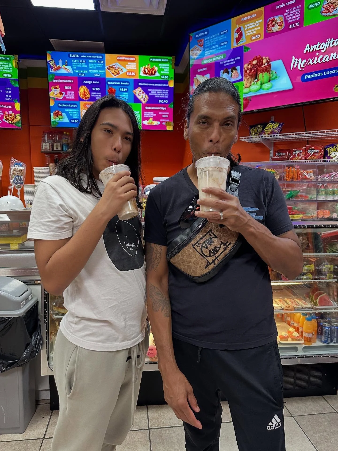 Mario may have the same tastes (horchata) and look like Albert, but he loves me like no other and I love him more than the world. Happiest International Sons Day to my heart, Mario ❤️🥤👦