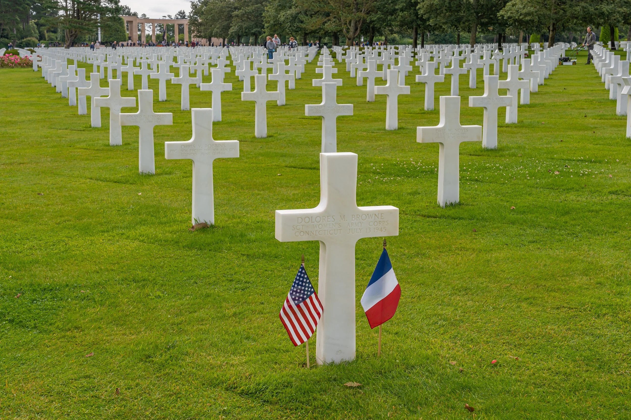 U.S. Military Cemetery at Omaha Beach