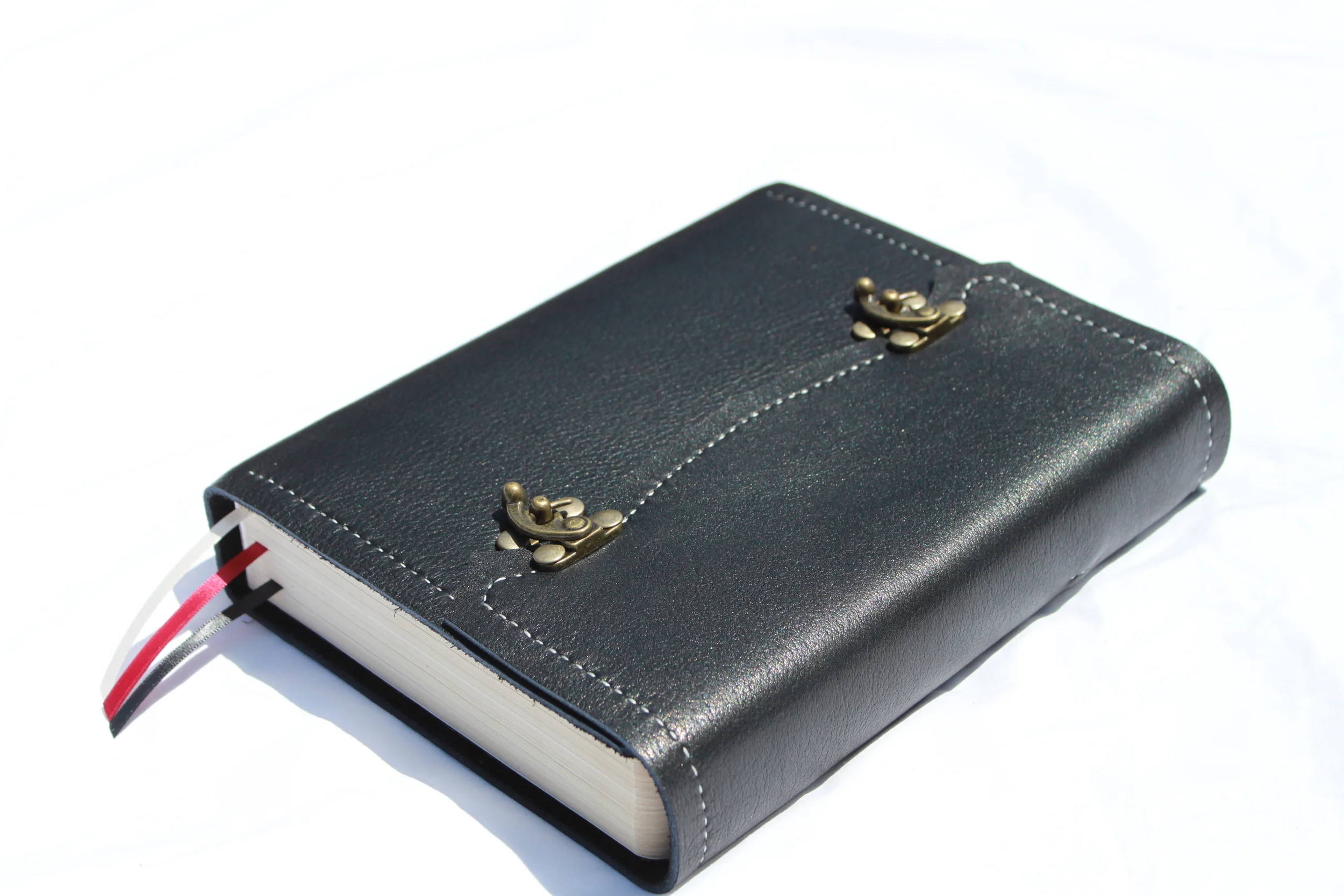 Black Buffalo with a special cut and double swing clasps