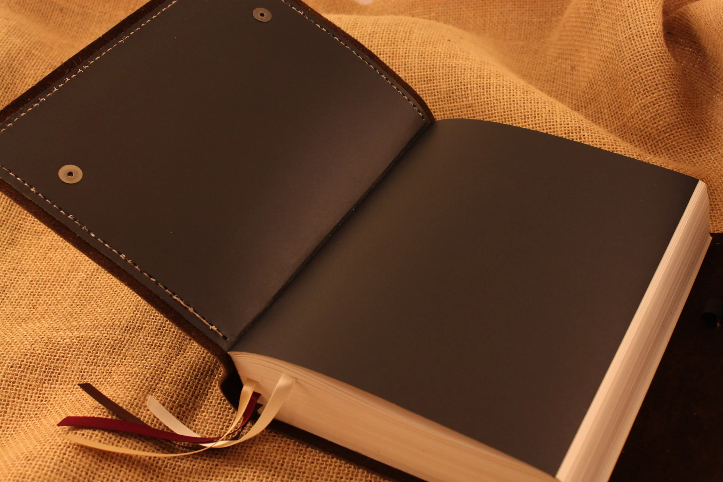 New heavy-duty endleaf inside front cover