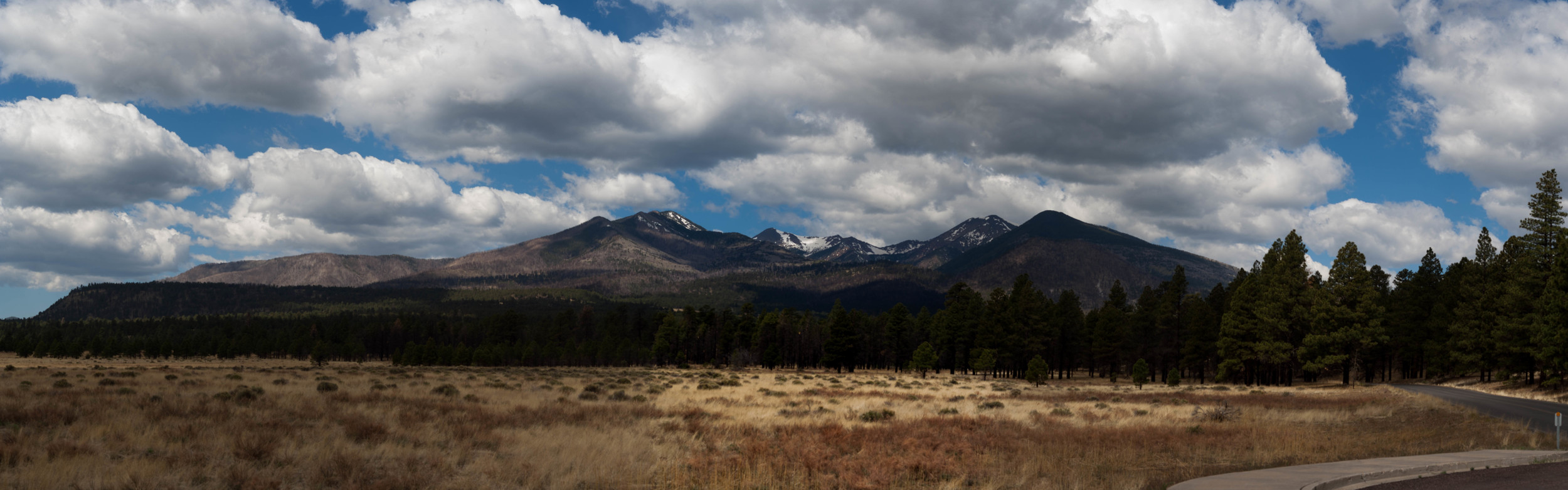 San Francisco Peaks from Sunset Crater Park entrance