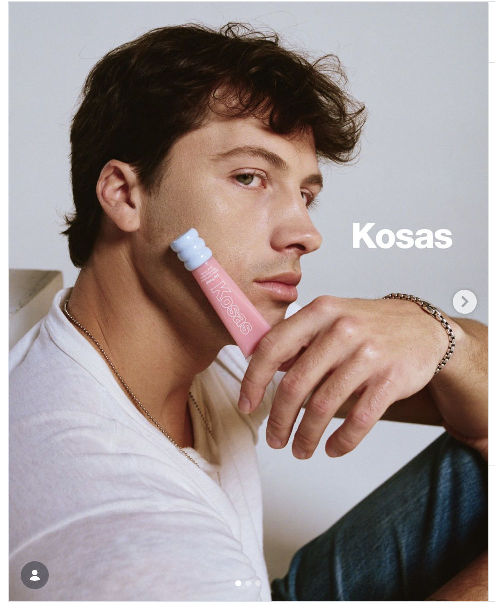 Kosas Lip Pulse campaign with Rob Rausch 