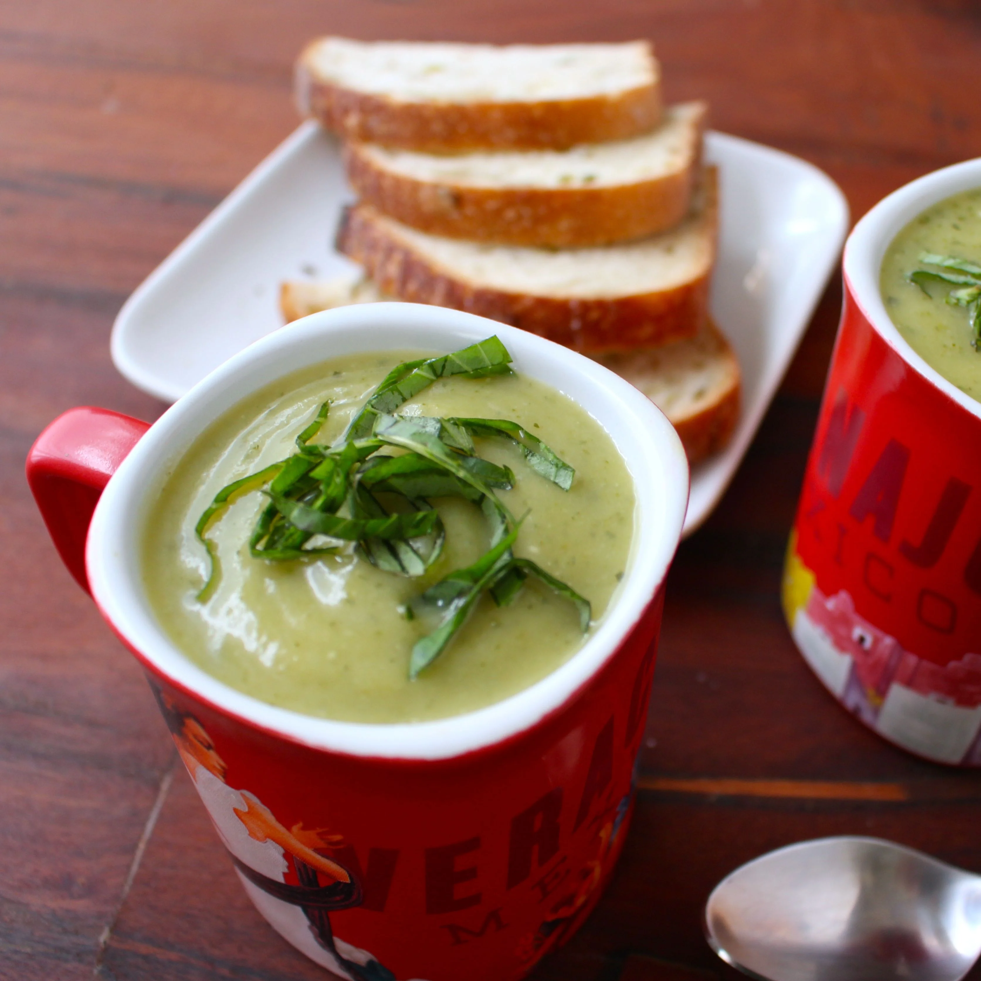 Easy Zucchini Soup with Basil