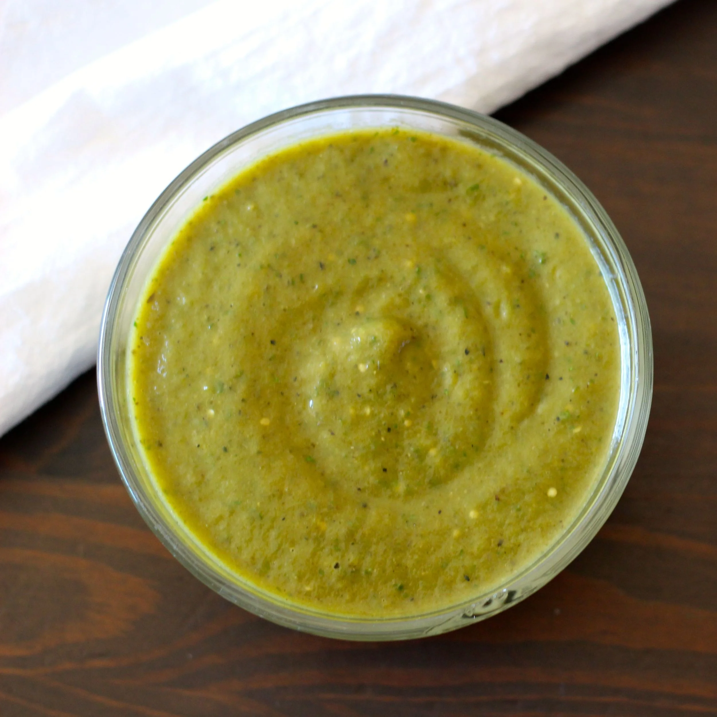 Green chile tomatillo sauce - great with chicken, pork and seafood