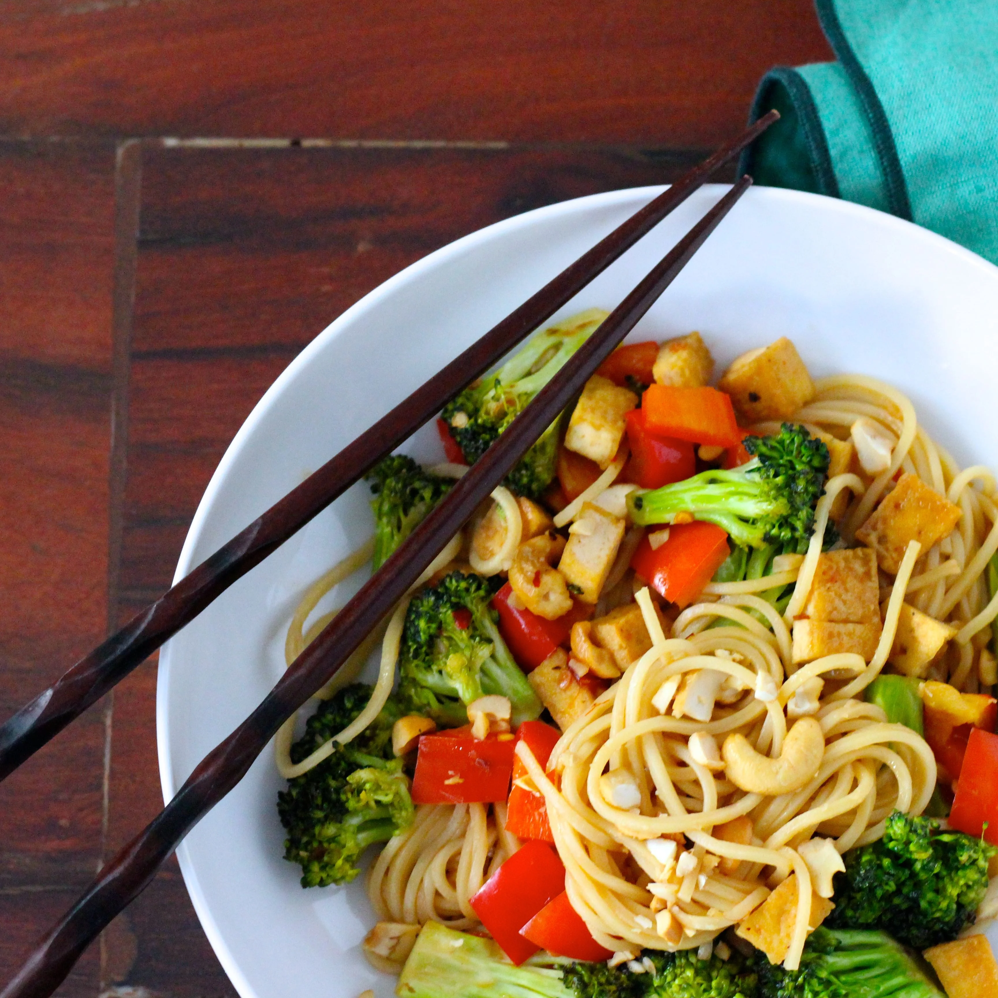 Sweet and Spicy Broccoli Noodle Stir-fry