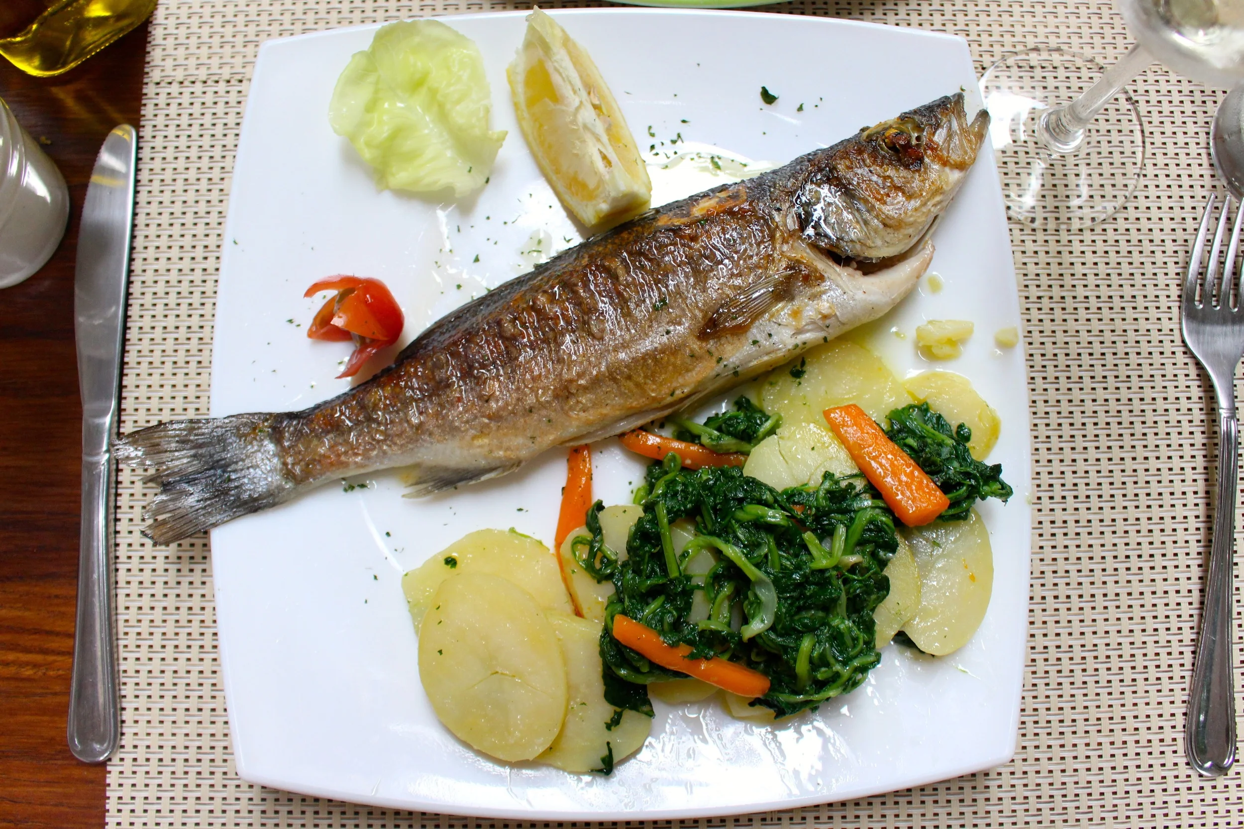 Croatia - Sea Bass and Blitva