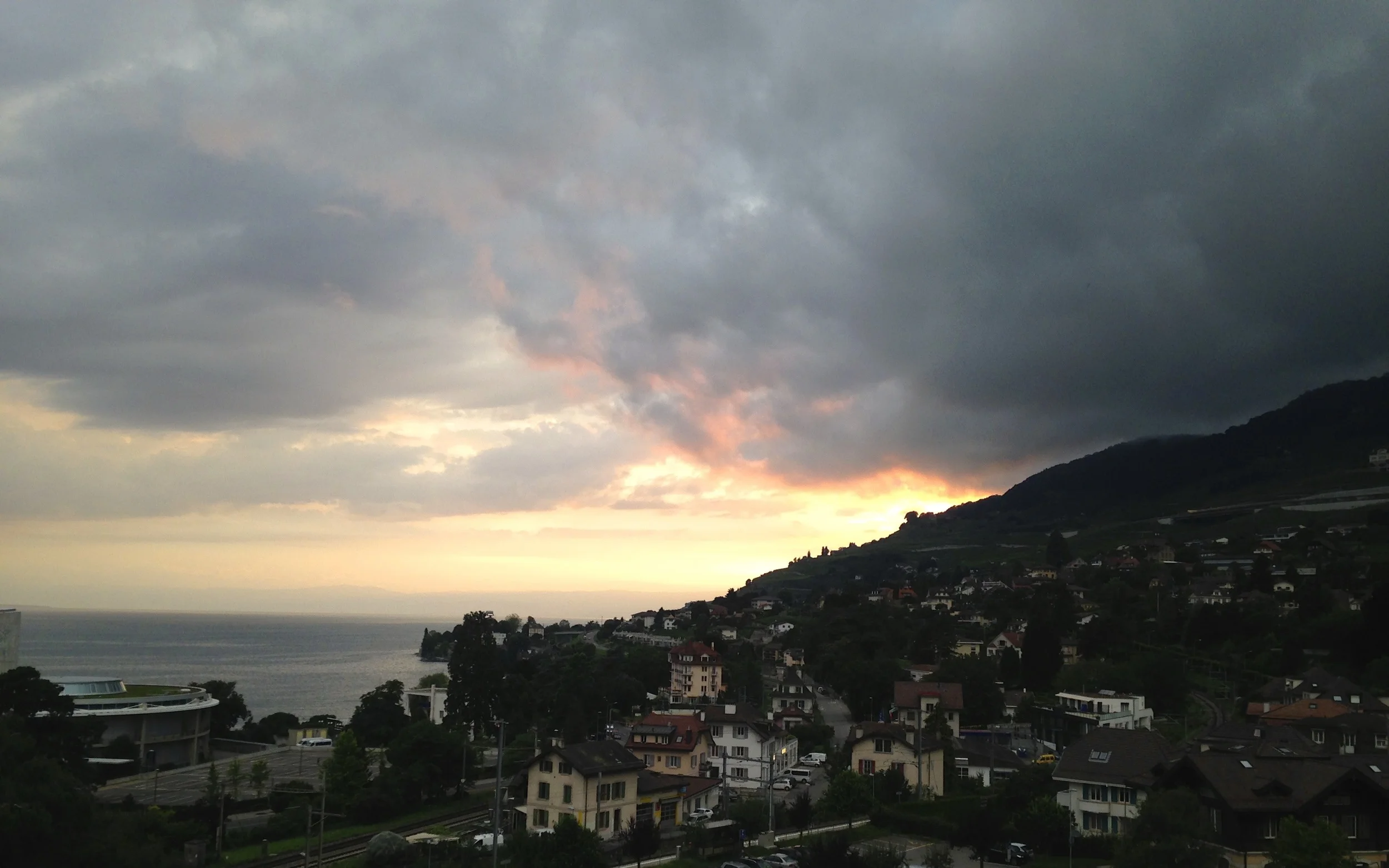 Vevey, Switzerland from the house balcony