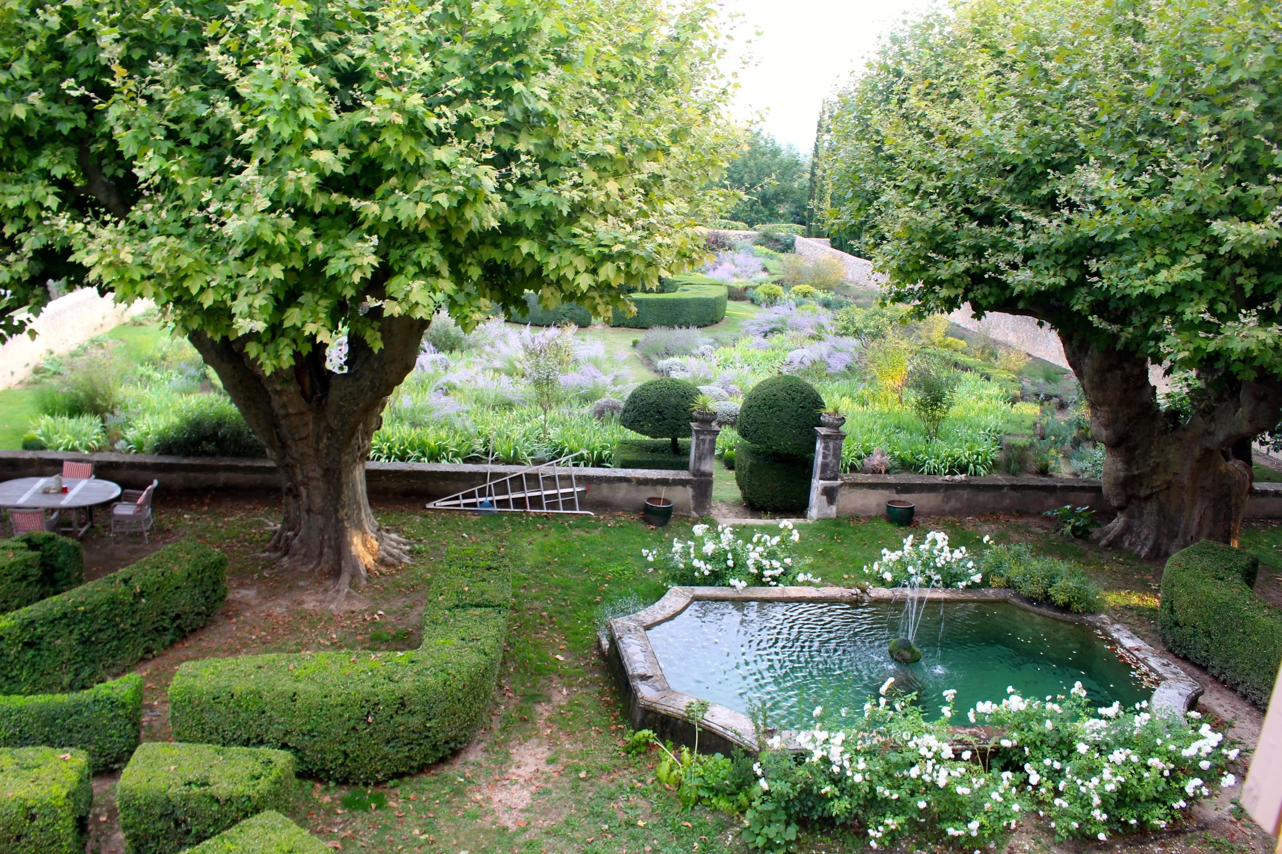 Gardens at Le Pavillon de Galon