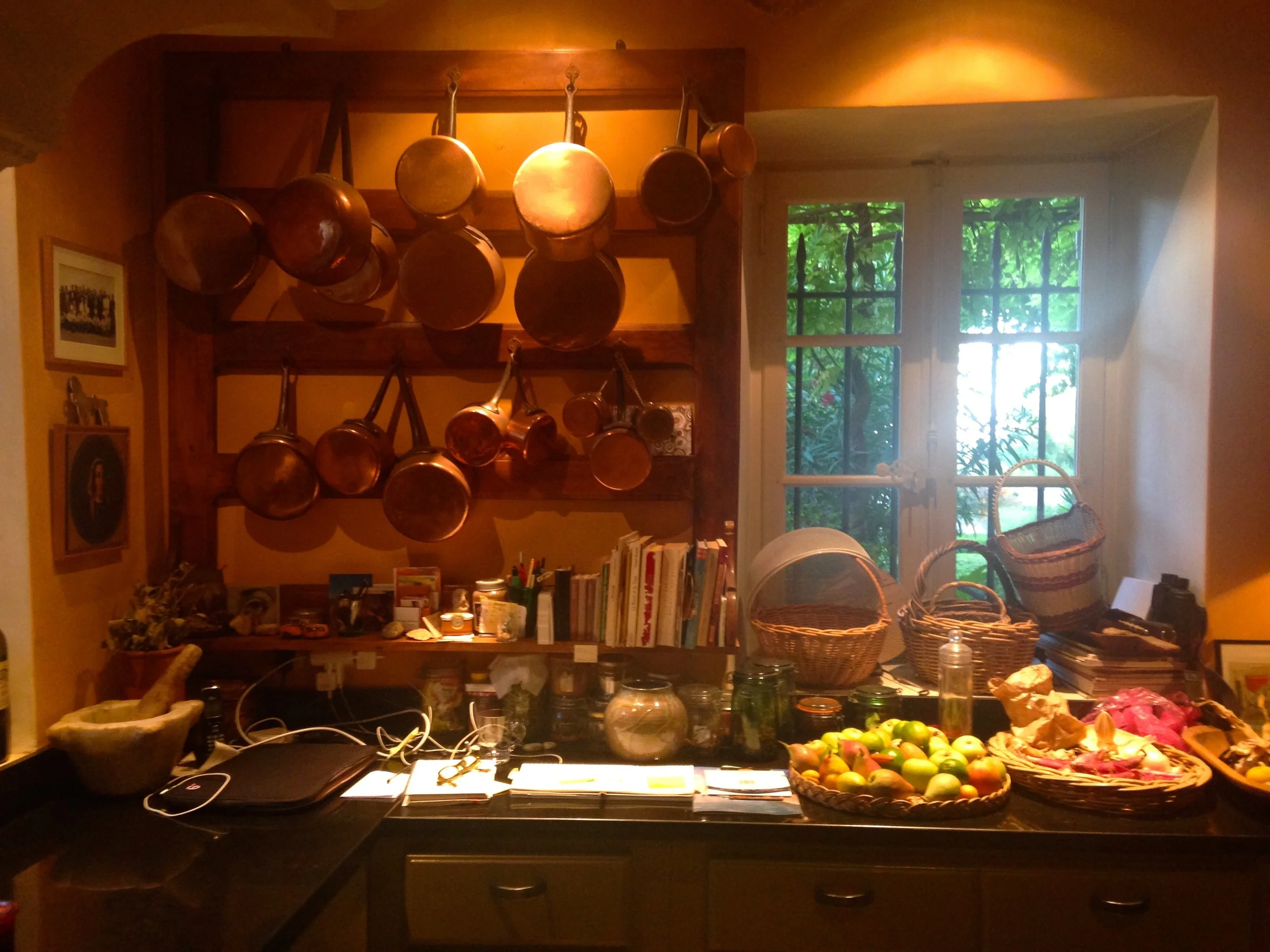 My dream kitchen, at le Pavillon de Galon