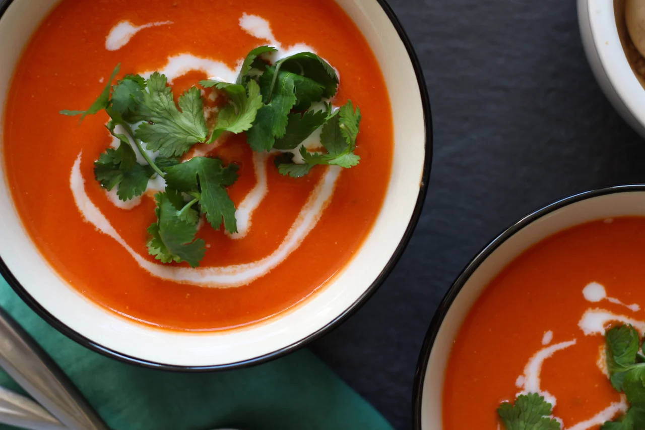 Quick Tomato Ginger Soup