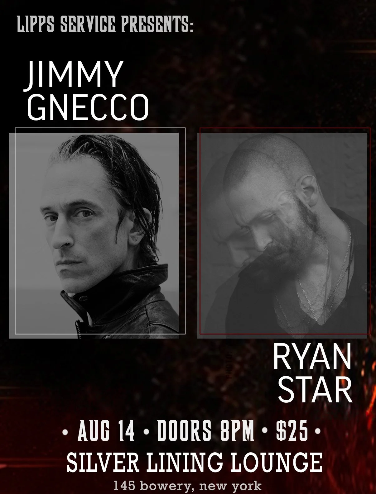 NYC AUGUST 14th W/ Jimmy Gnecco @ Silver Lining Lounge. 