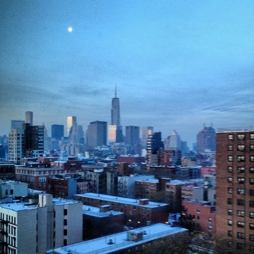Waking up to this view of Manhattan was fantastic 