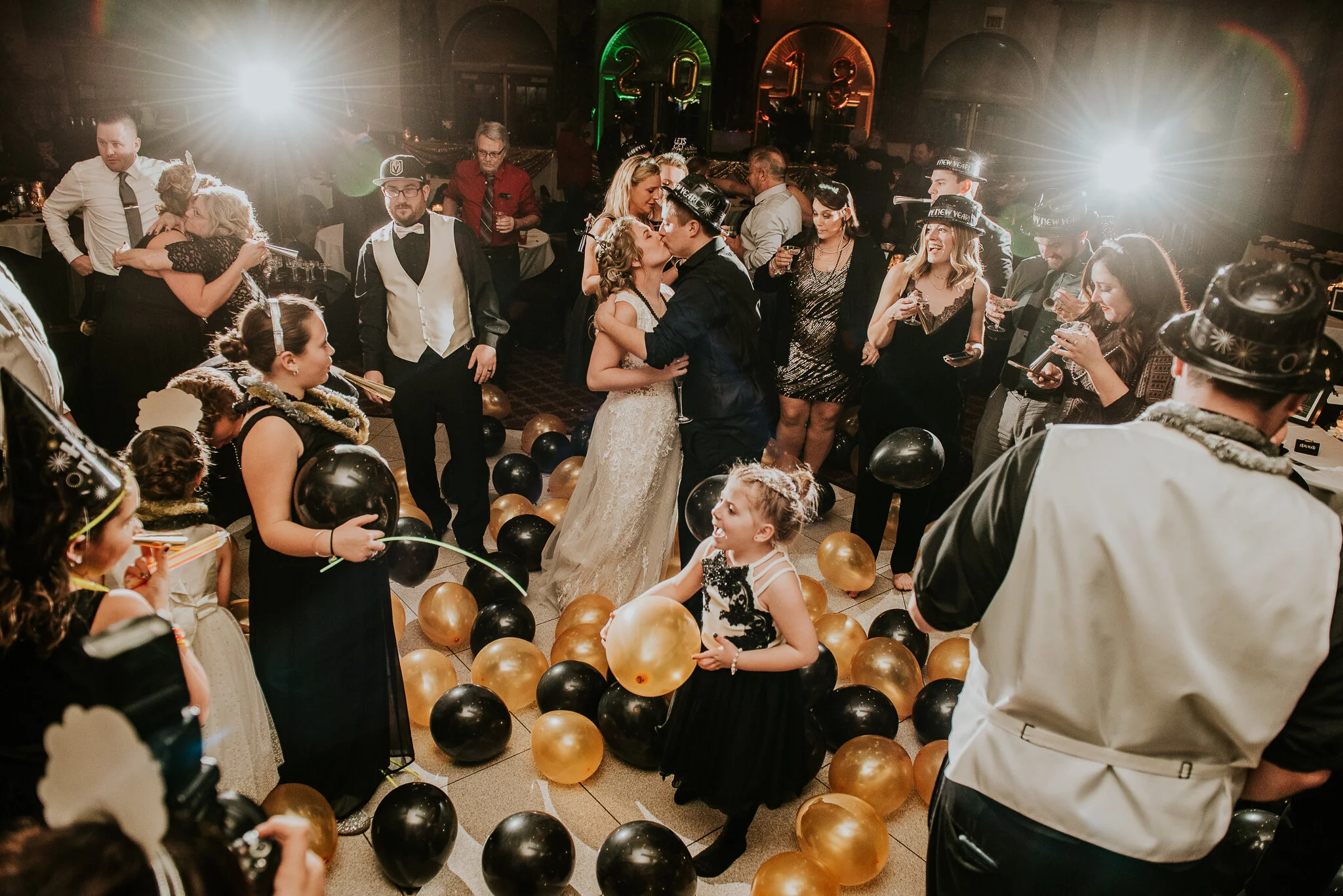 Ashley and Ryan's New Year's Eve Wedding | Baker's of Milford Restaurant | Milford, MI 
