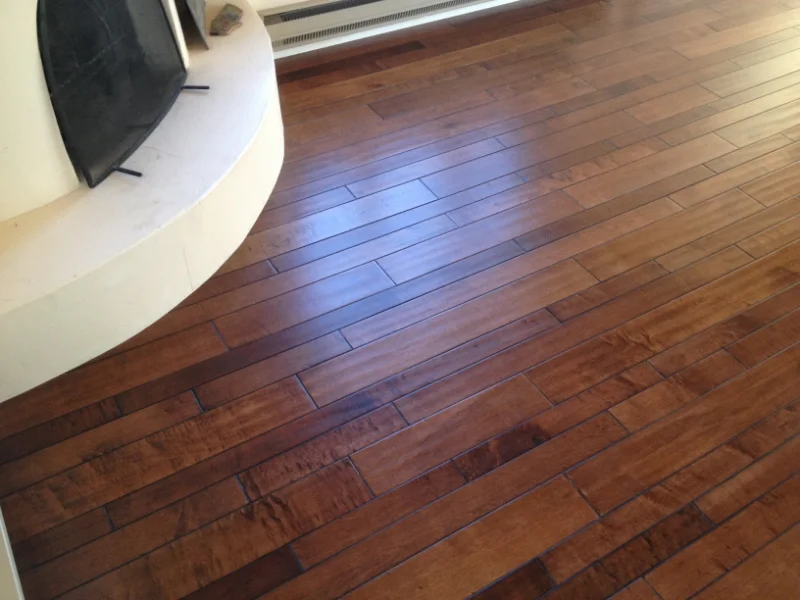 Mixed Width Hand Scraped Cherry