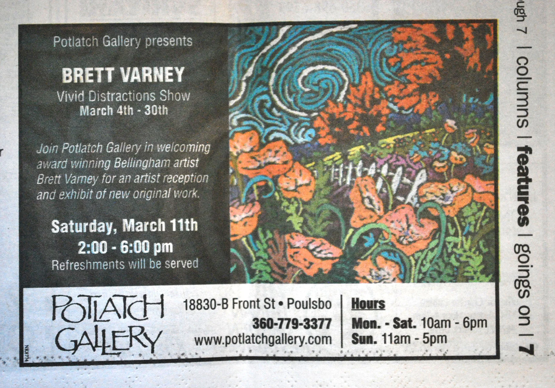 Potlatch Gallery ad