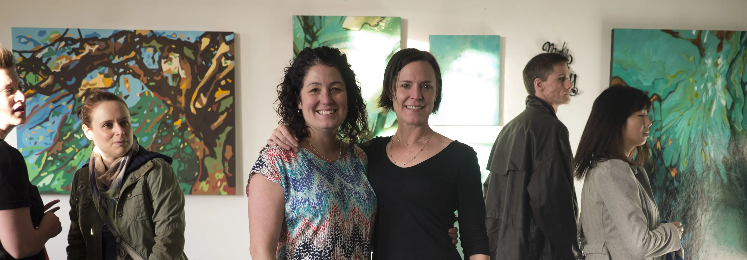 Lynda and Laurel — this is our second year together as studio mates. 