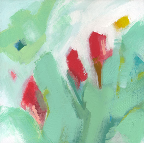 See The Good. 10" x 10", acrylic on wood panel