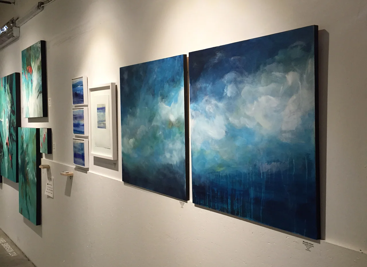 I was very happy that Meredith Aitken was my neighbour! I love her work. 