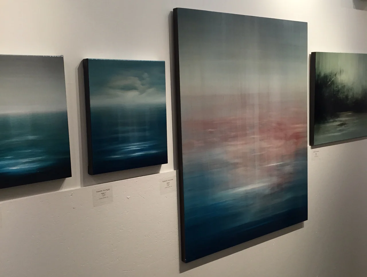 Cybele Ironside was just down the hall. Stunning landscape abstracts.