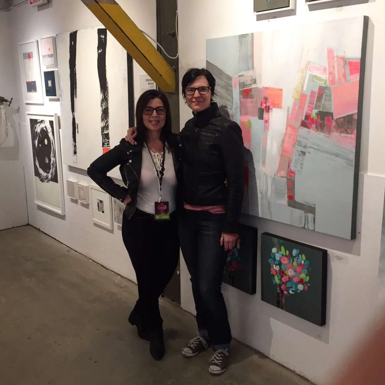 With Deb Bakos