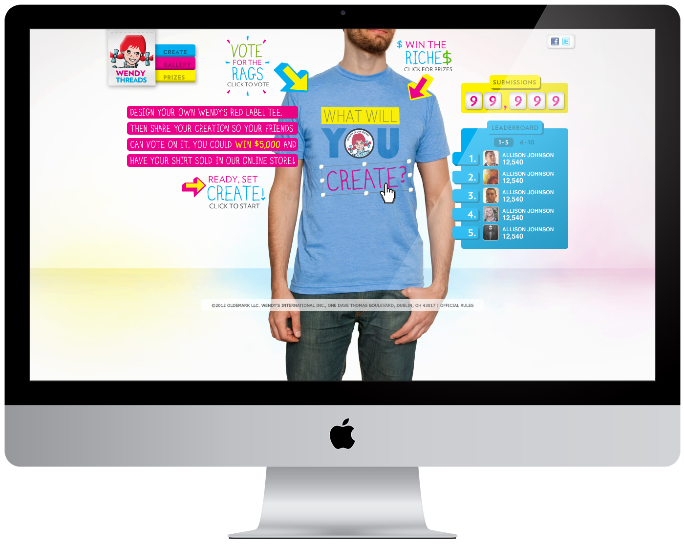 Landing page