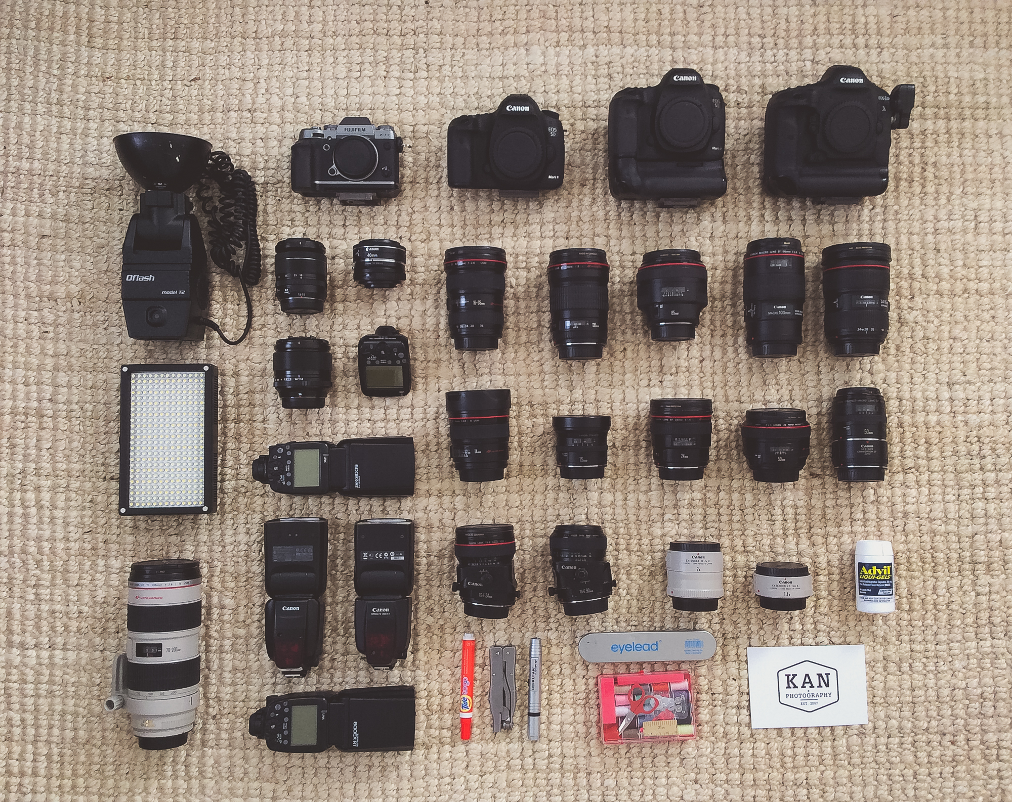 Our wedding kit (breakdown below)
