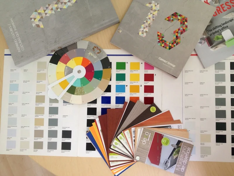 We are not afraid of color in the studio! 