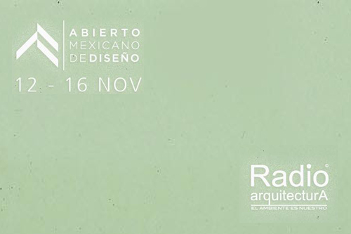 JD has been invited to participate in a broadcast for Radio Arquitectura, one of Mexico's top design and architecture podcasts who will be doing a series of interviews during the AMD. Friday 14 Nov. 11:40 AM Seminario 16 Centro Histórico de la Ciudad de México www.radioarquitectura.com