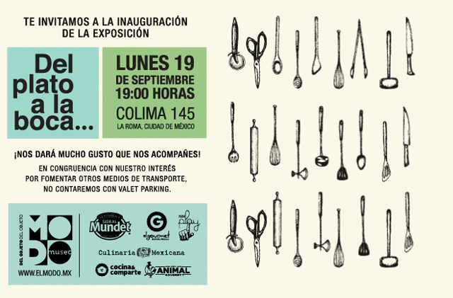 Exhibición: Del Plato a la Boca 