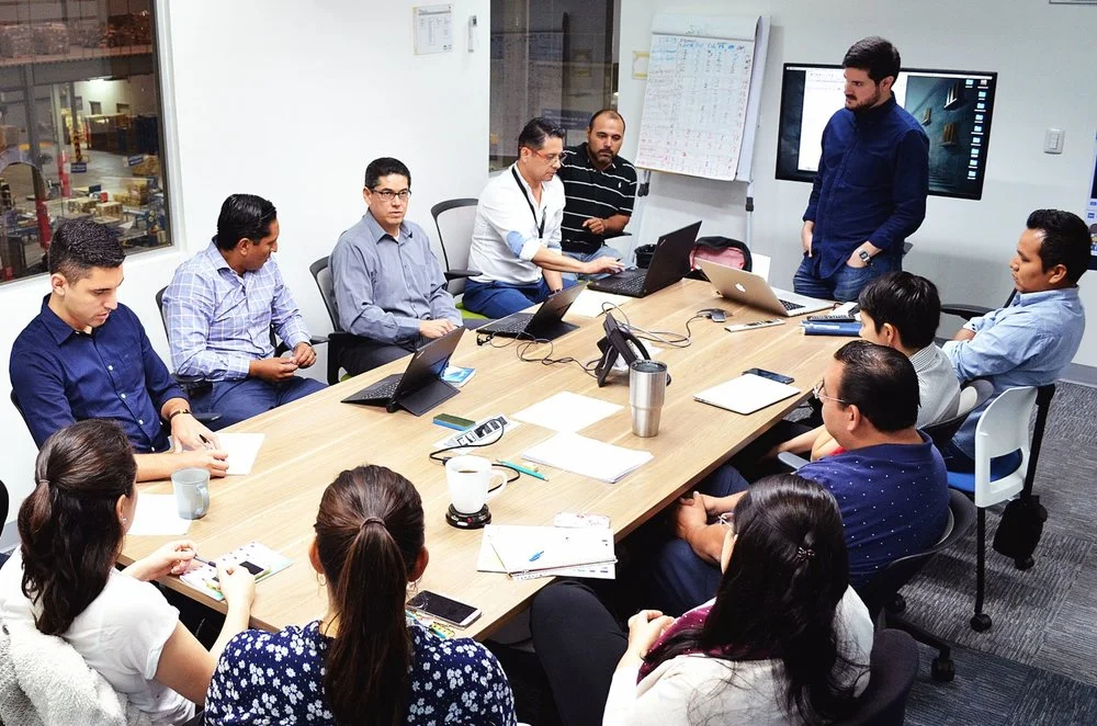 Presentation with the Design Team, Libbey Creativa Director and Vice President. 