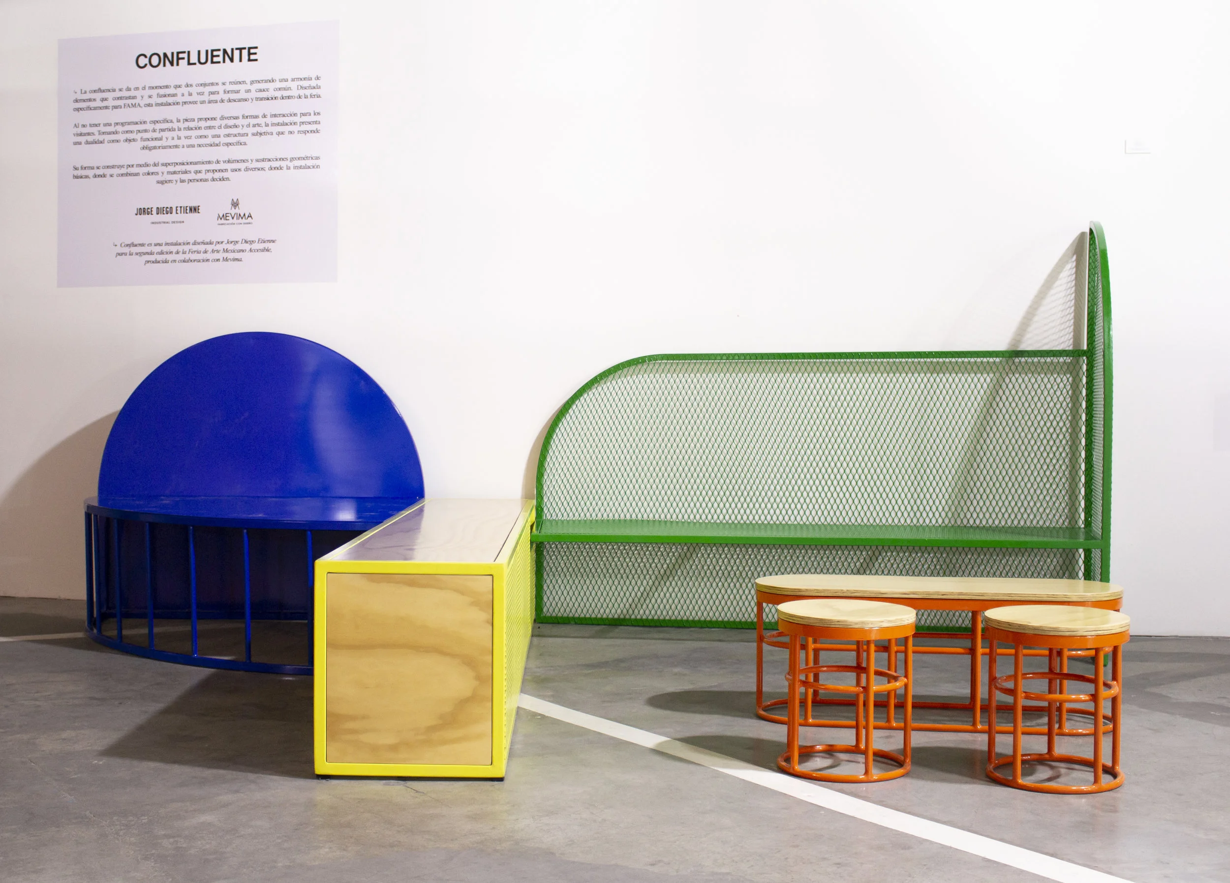 CONFLUENTE, Instalación para FAMA