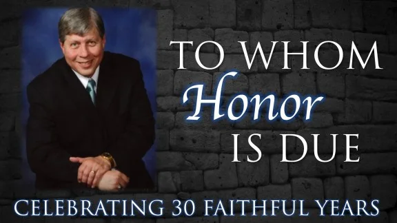 Honoring Pastor