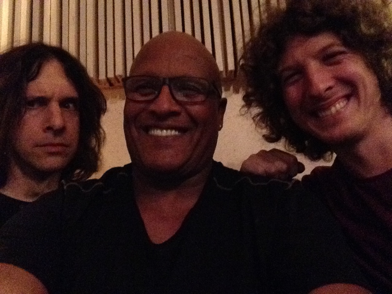  With Steve Ferrone and Henry Hey 