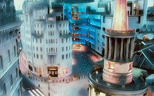 The BBC -  Broadcasting  House