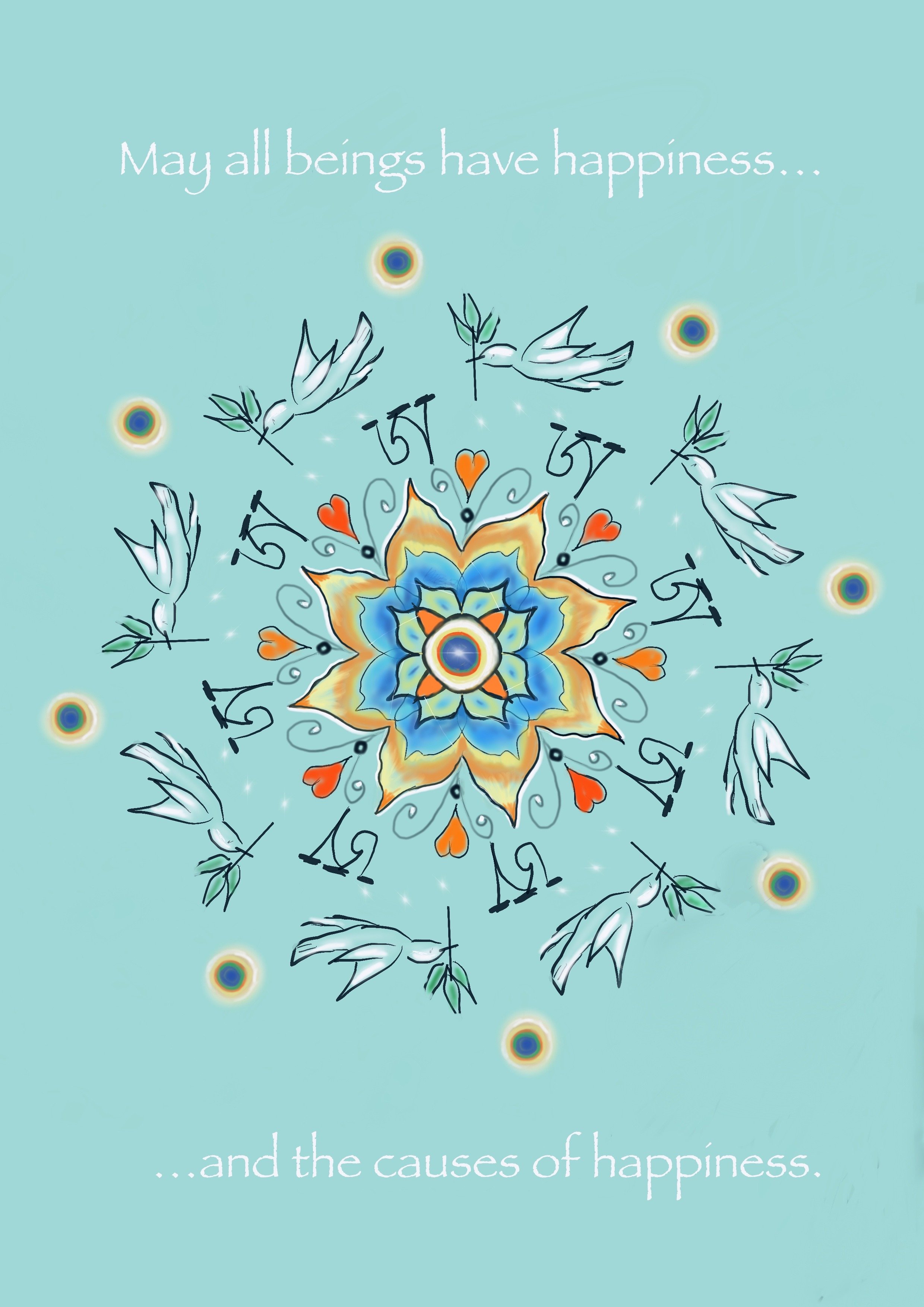 AH - tibetan root syllable of mind