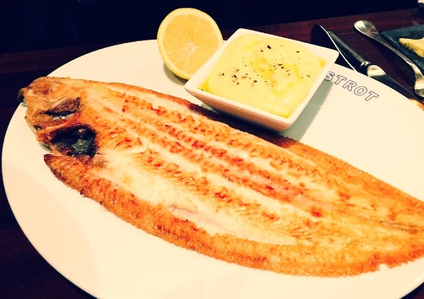 A picture-perfect sole meunière