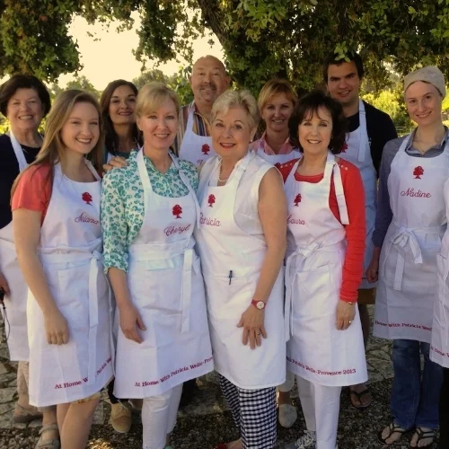 Patricia and students in Provence PW.JPG