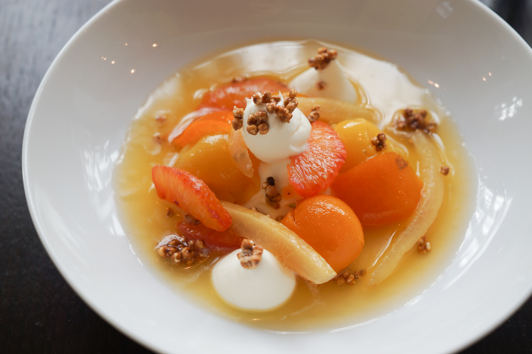 Winter citrus with blood oranges