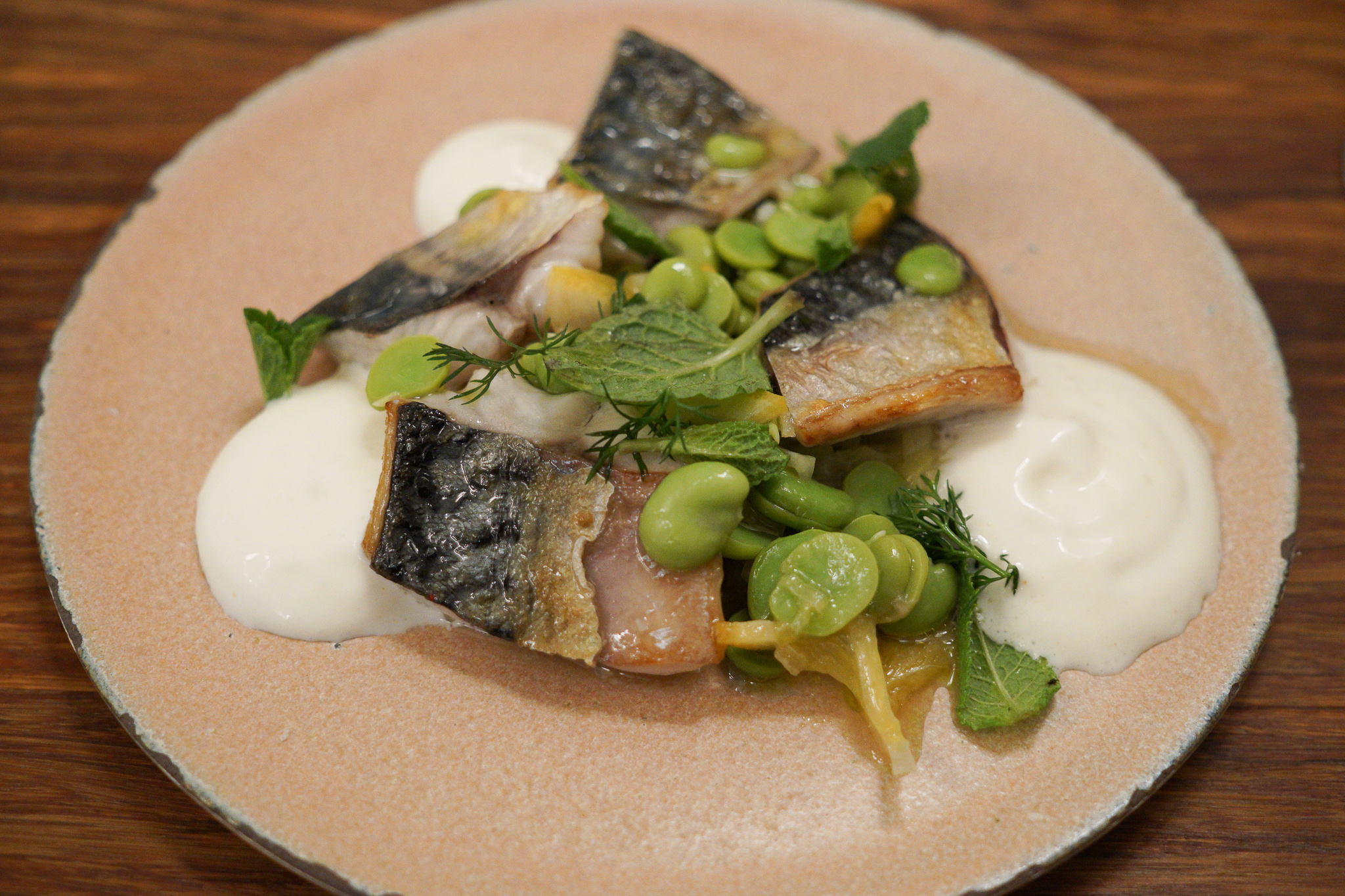Grilled mackerel