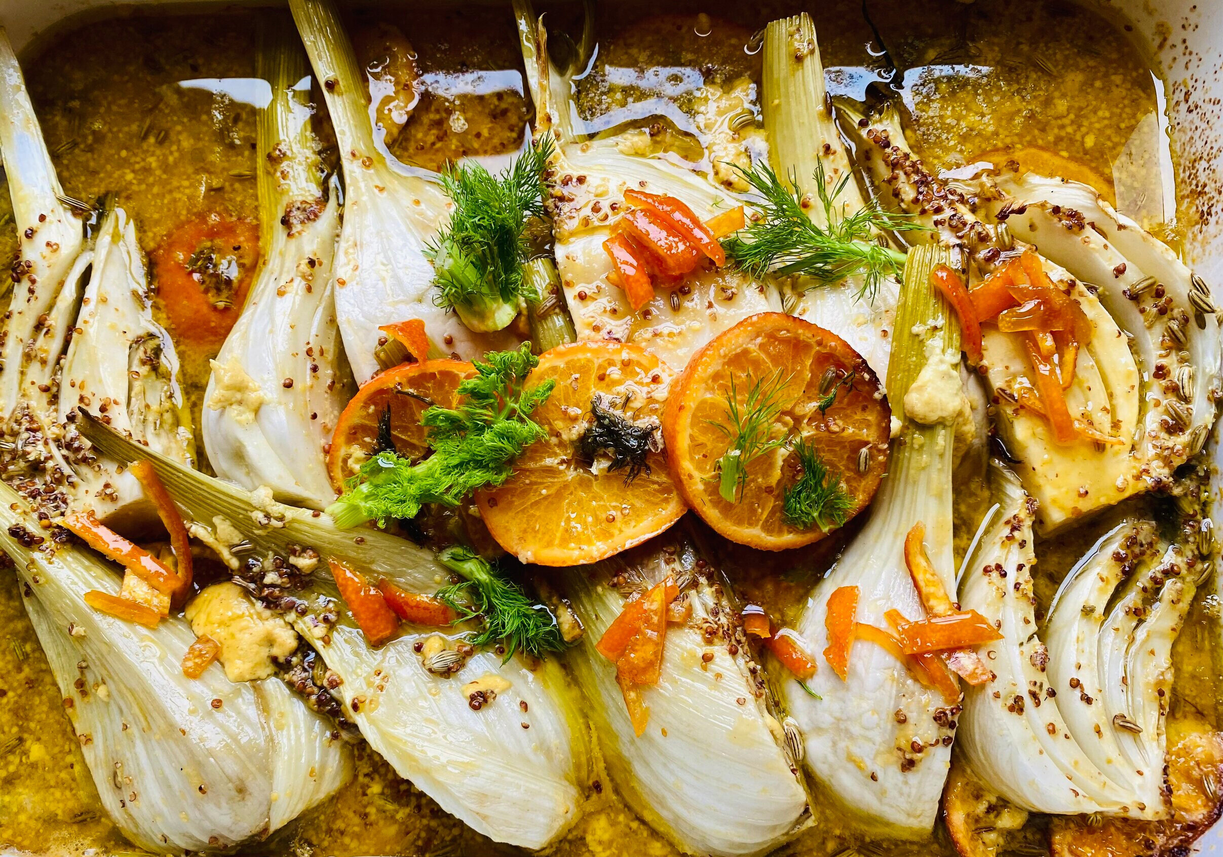 Roasted Chicken Ottolenghi Style with Fennel and Clementines - Perfectly  Provence