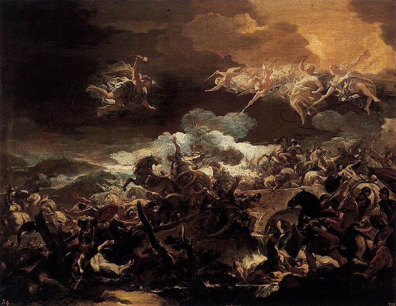 The Defeat of Sisera : Luca Giordan 1692
