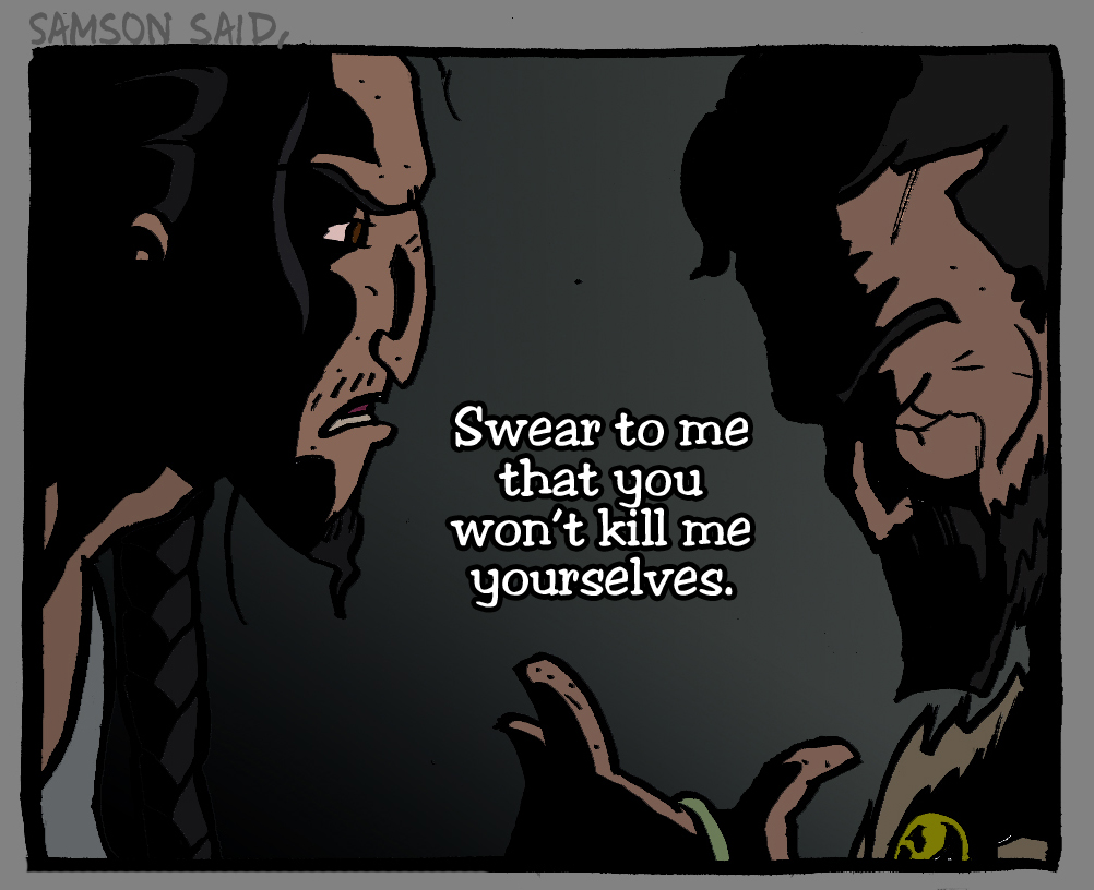 Samson shames man of Judah